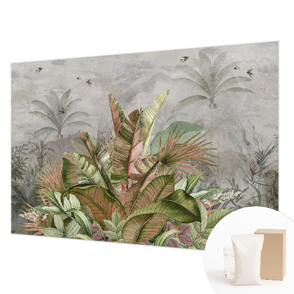 Fototapeta fizelinowa do sypialni Egzotyczna dżungla