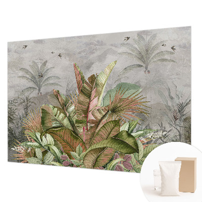Fototapeta fizelinowa do sypialni Egzotyczna dżungla