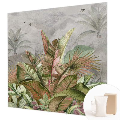 Fototapeta fizelinowa do sypialni Egzotyczna dżungla
