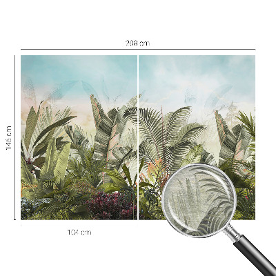 Fototapeta fizelinowa z nadrukiem Tropikalny raj