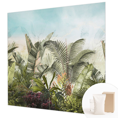 Fototapeta fizelinowa z nadrukiem Tropikalny raj