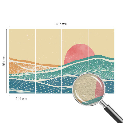 Tapeta fotograficzna Tapeta fotograficzna Morskie fale