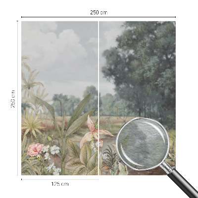 Tapeta fotograficzna z egzotycznym krajobrazem