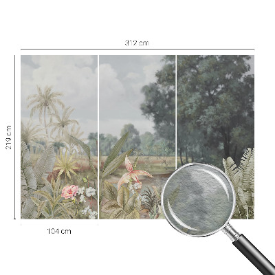 Tapeta fotograficzna z egzotycznym krajobrazem