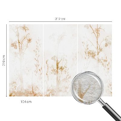 Nowoczesna fototapeta do salonu Botaniczna elegancja