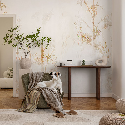 Nowoczesna fototapeta do salonu Botaniczna elegancja