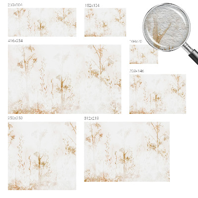 Nowoczesna fototapeta do salonu Botaniczna elegancja