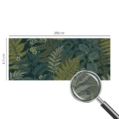 Fototapeta fizelinowa do sypialni Zielona elegancja