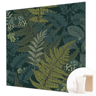 Fototapeta fizelinowa do sypialni Zielona elegancja