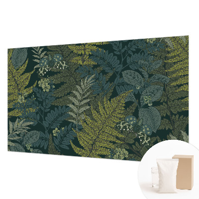 Fototapeta fizelinowa do sypialni Zielona elegancja