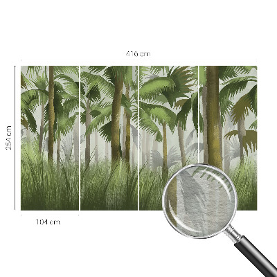 Dekoracyjna fototapeta na ścianę Tropikalny las