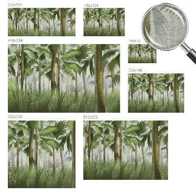 Dekoracyjna fototapeta na ścianę Tropikalny las