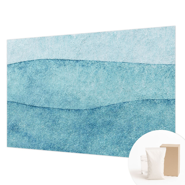 Fototapeta fizelinowa z nadrukiem Fototapeta fizelinowa z nadrukiem Niebieskie fale