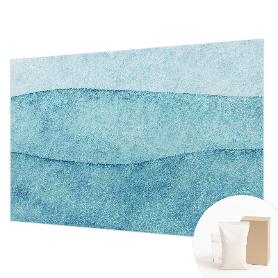 Fototapeta fizelinowa z nadrukiem Niebieskie fale