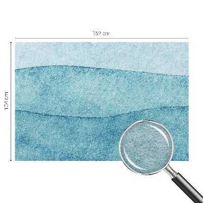 Fototapeta fizelinowa z nadrukiem Fototapeta fizelinowa z nadrukiem Niebieskie fale