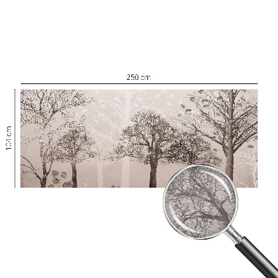 Fototapeta na ścianę z motywem delikatnych drzew