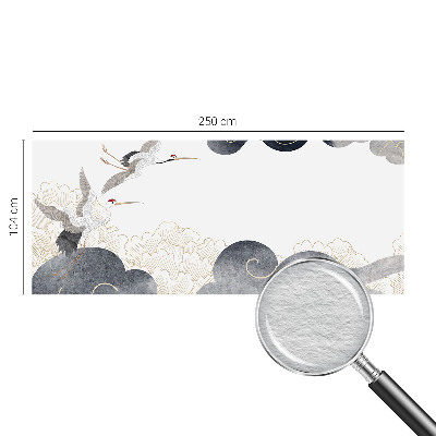 Tapeta fotograficzna fizelinowa Żurawie w locie