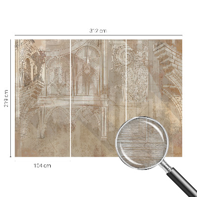 Nowoczesna fototapeta do salonu Historyczne ornamenty