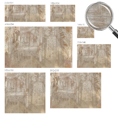 Nowoczesna fototapeta do salonu Historyczne ornamenty