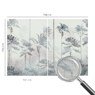 Fototapeta fizelinowa z nadrukiem Tropikalny krajobraz