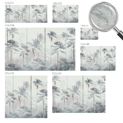 Fototapeta fizelinowa z nadrukiem Tropikalny krajobraz