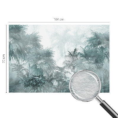 Fototapeta fizelinowa do sypialni Egzotyczna zieleń