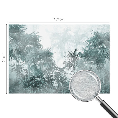 Fototapeta fizelinowa do sypialni Egzotyczna zieleń