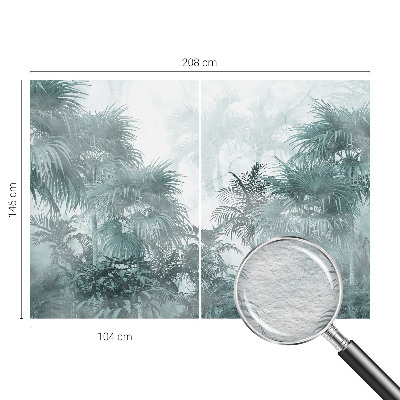 Fototapeta fizelinowa do sypialni Egzotyczna zieleń