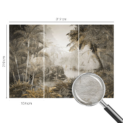 Tapeta fotograficzna fizelinowa z motywem tropikalnego lasu