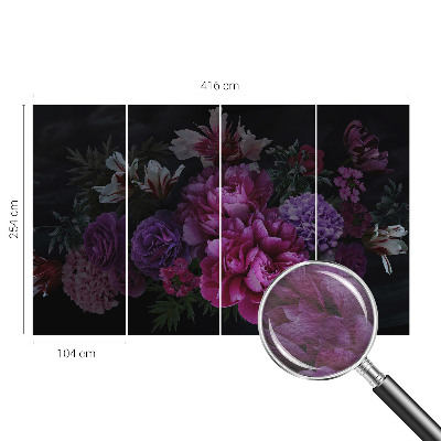 Dekoracyjna fototapeta na ścianę Kwiatowa elegancja