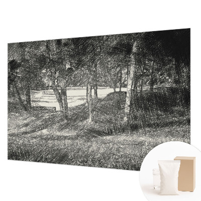 Fototapeta fizelinowa z nadrukiem Fototapeta fizelinowa z nadrukiem Spokojny pejzaż