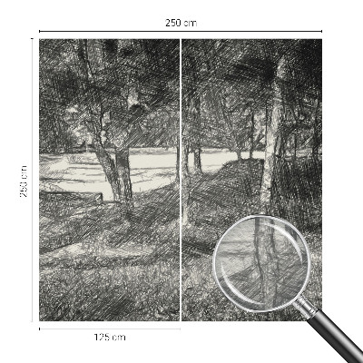 Fototapeta fizelinowa z nadrukiem Spokojny pejzaż