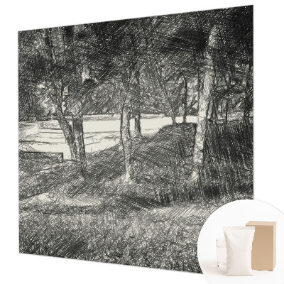 Fototapeta fizelinowa z nadrukiem Spokojny pejzaż