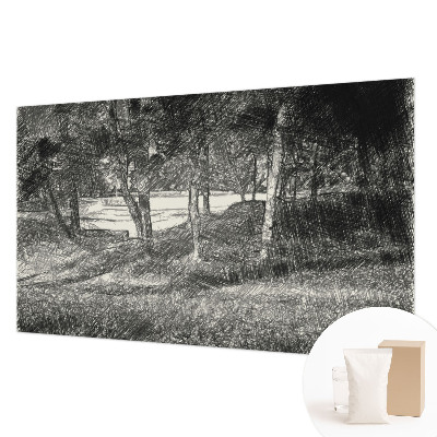 Fototapeta fizelinowa z nadrukiem Spokojny pejzaż