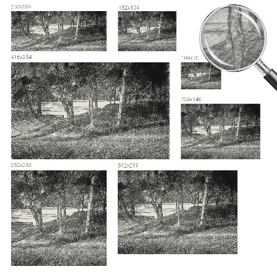 Fototapeta fizelinowa z nadrukiem Spokojny pejzaż