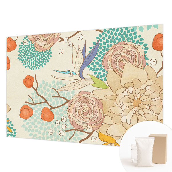 Tapeta fotograficzna Kwiatowa fantazja