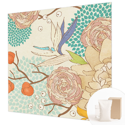 Tapeta fotograficzna Kwiatowa fantazja