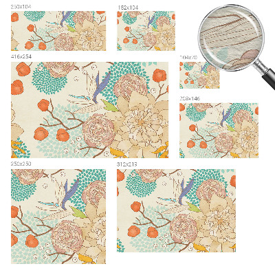 Tapeta fotograficzna Kwiatowa fantazja