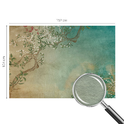 Fototapeta fizelinowa do sypialni Kwiatowa harmonia