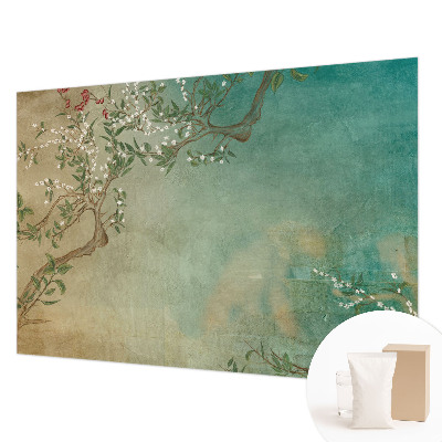 Fototapeta fizelinowa do sypialni z motywem kwiatowej harmonii