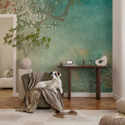 Fototapeta fizelinowa do sypialni Kwiatowa harmonia