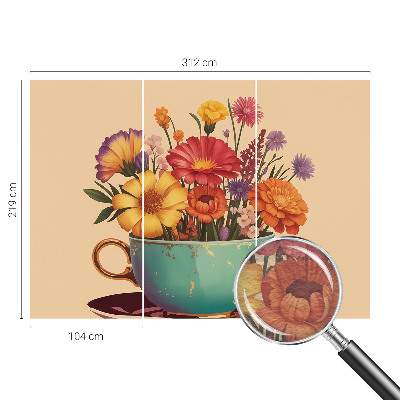 Tapeta fotograficzna Tapeta fotograficzna Barwny bukiet