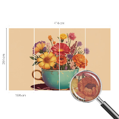 Tapeta fotograficzna Tapeta fotograficzna Barwny bukiet