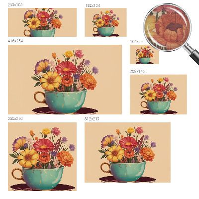 Tapeta fotograficzna Tapeta fotograficzna Barwny bukiet