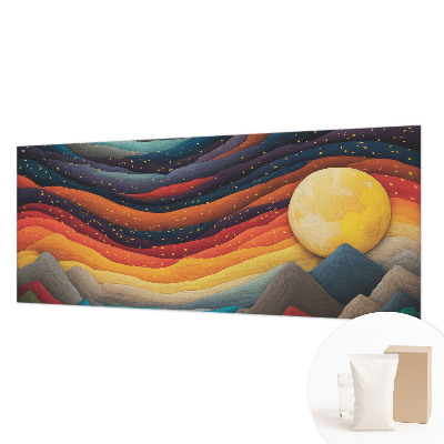 Nowoczesna fototapeta do salonu Kolorowe góry