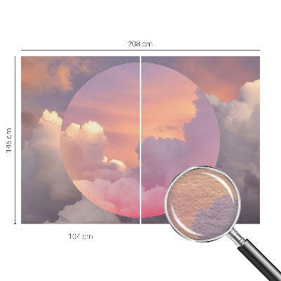 Dekoracyjna fototapeta na ścianę Eteryczne chmury