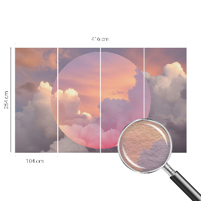 Dekoracyjna fototapeta na ścianę Eteryczne chmury