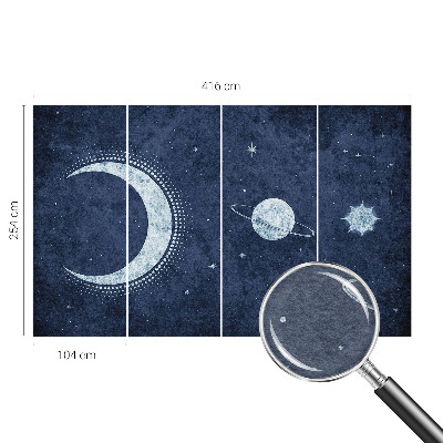 Fototapeta fizelinowa do sypialni Fototapeta fizelinowa do sypialni Gwiezdny motyw