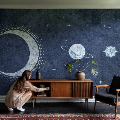 Fototapeta fizelinowa do sypialni Fototapeta fizelinowa do sypialni Gwiezdny motyw