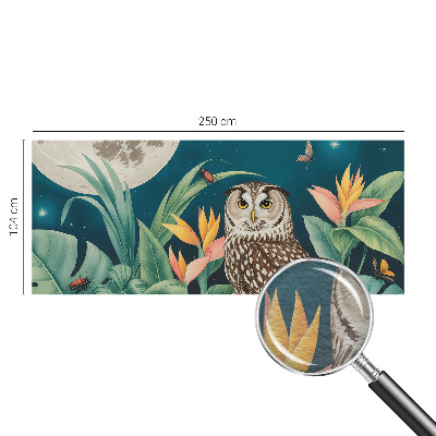 Fototapeta fizelinowa z nadrukiem z motywem księżycowego safari